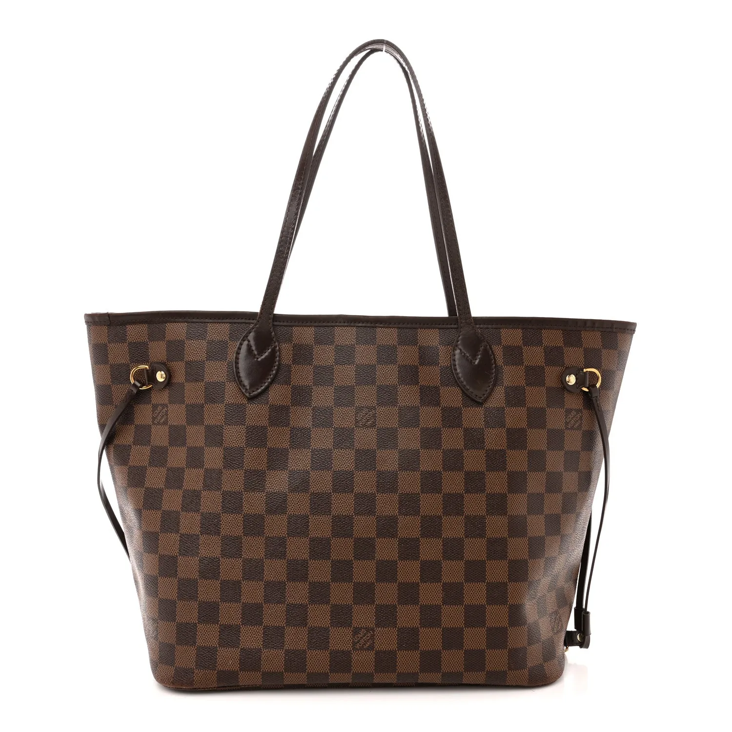 Louis Vuitton Damier Ebene Neo Neverfull MM Rose Ballerine – Very Good 2016
