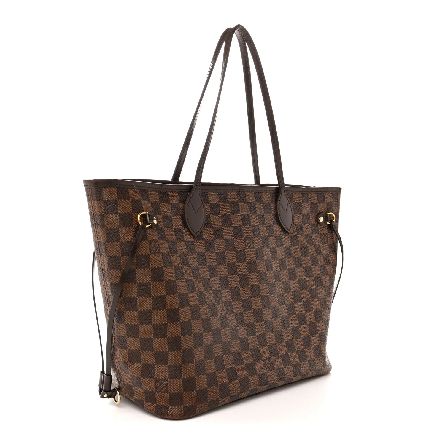 Louis Vuitton Damier Ebene Neo Neverfull MM Rose Ballerine – Very Good 2016 – photo 3