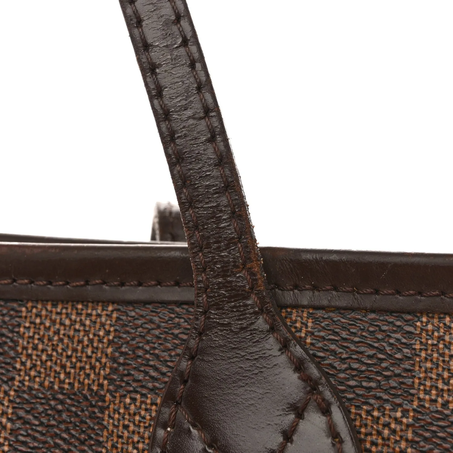 Louis Vuitton Damier Ebene Neo Neverfull MM Rose Ballerine – Very Good 2016 – photo 12