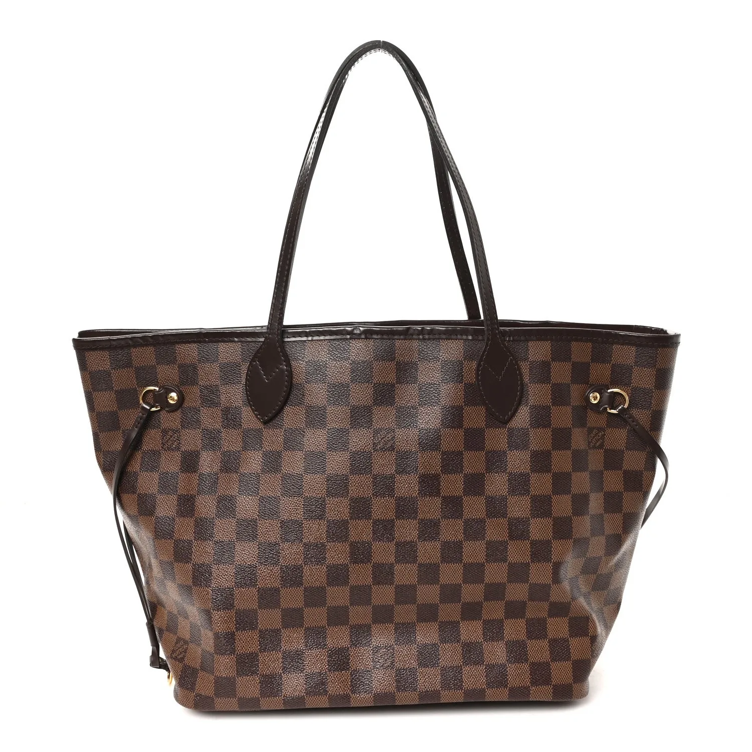 Louis Vuitton Damier Ebene Neo Neverfull MM Rose Ballerine – Very Good 2016
