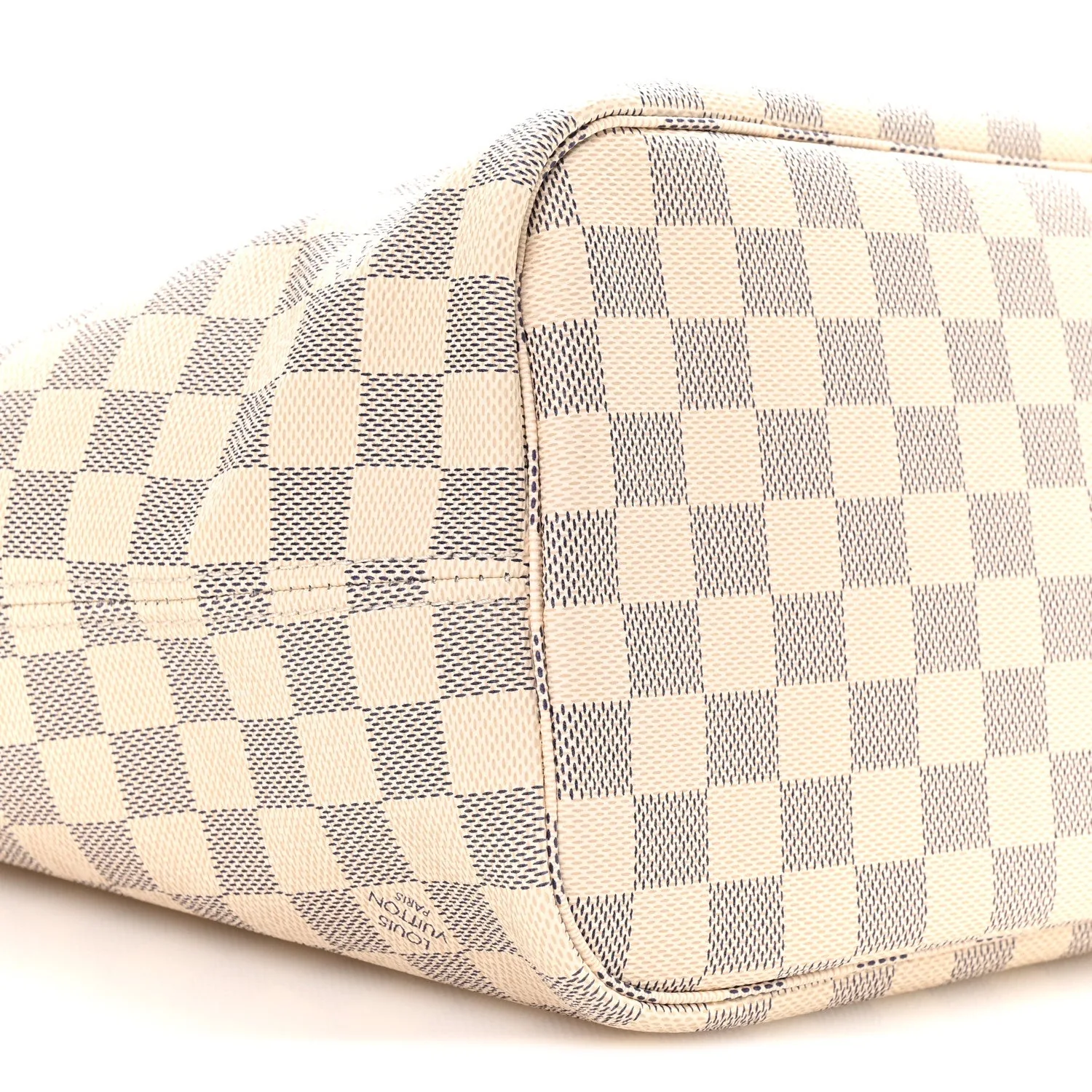 Louis Vuitton Damier Azur Neo Neverfull MM Rose Ballerine – Excellent – photo 9