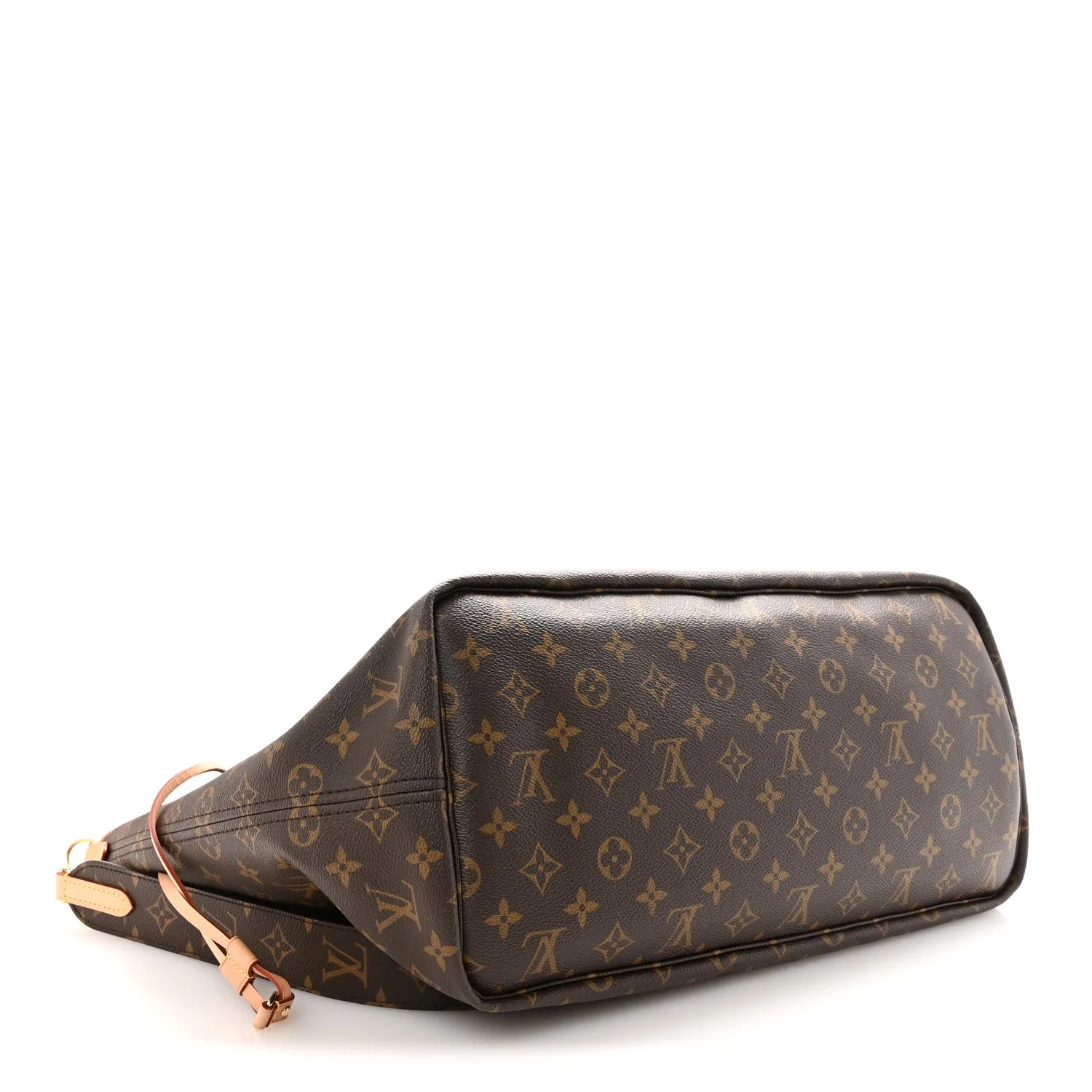 Louis Vuitton Monogram Stamped Inside Out Neverfull Bandouliere GM Beige – Excellent 2025 – photo 3