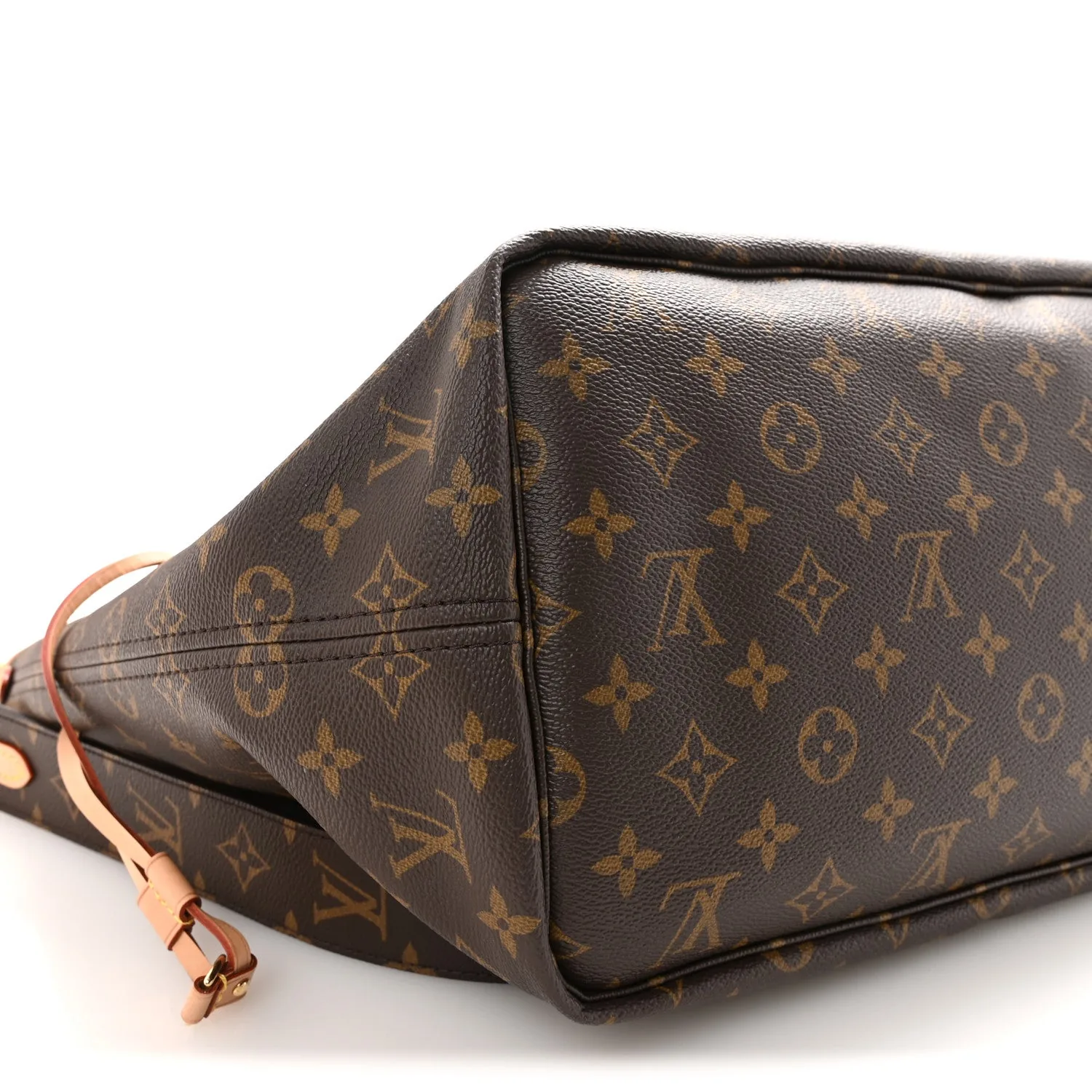 Louis Vuitton Monogram Stamped Inside Out Neverfull Bandouliere GM Beige – Excellent 2025 – photo 7