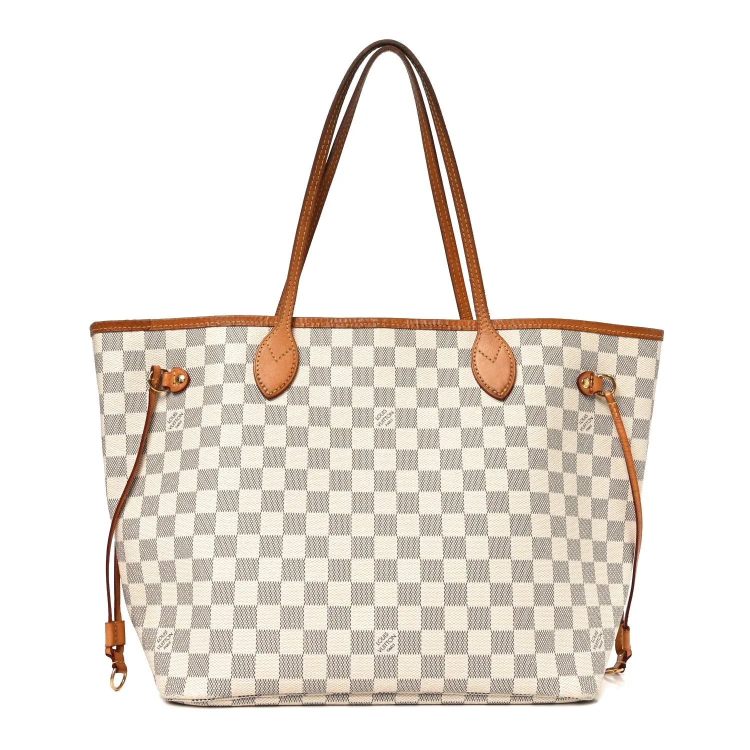 Louis Vuitton Damier Azur Neo Neverfull MM Rose Ballerine – Very Good 2017
