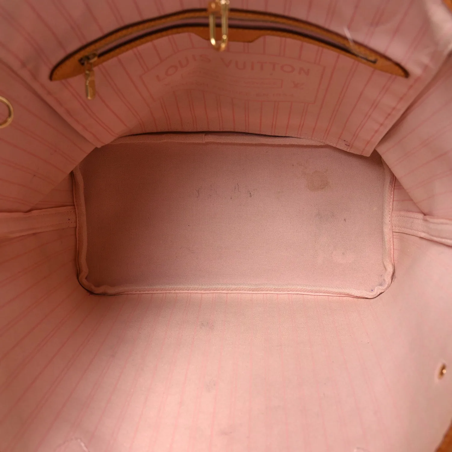 Louis Vuitton Damier Azur Neo Neverfull MM Rose Ballerine – Very Good 2017 – photo 5