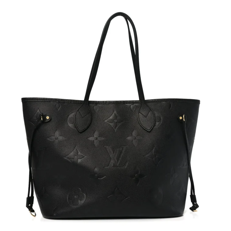 Louis Vuitton Empreinte Monogram Giant Neverfull MM Black – Very Good – Buy Now