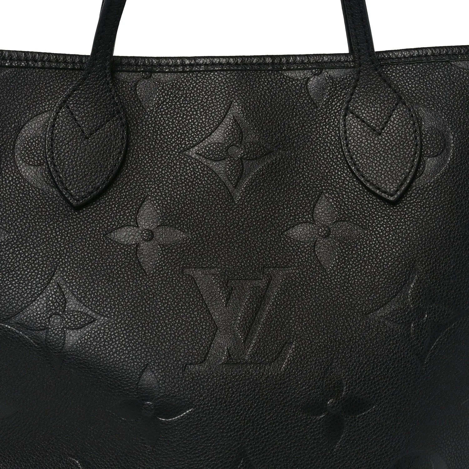 Louis Vuitton Empreinte Monogram Giant Neverfull MM Black – Very Good – photo 7