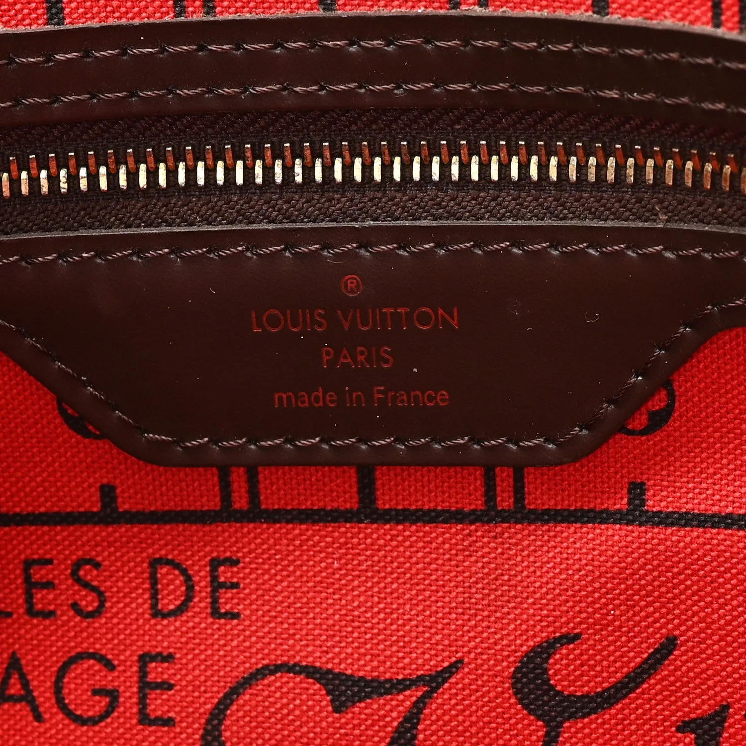Louis Vuitton Damier Ebene Neverfull PM – Very Good 2009 – photo 5