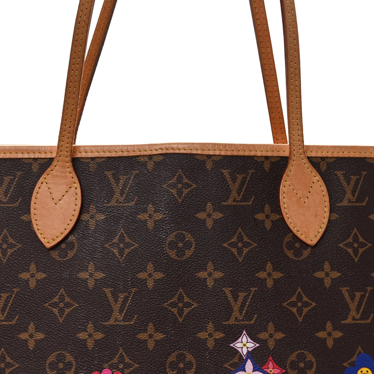 Louis Vuitton LV X TM Monogram Flowers Neverfull MM – Very Good – photo 7