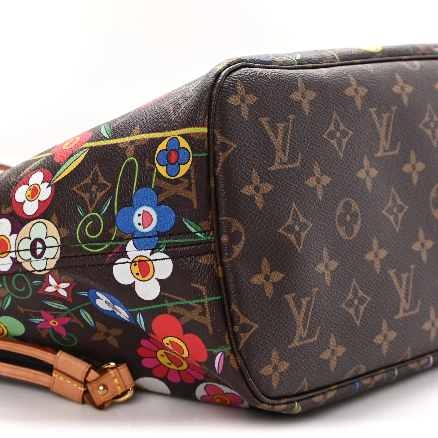 Louis Vuitton LV X TM Monogram Flowers Neverfull MM – Very Good – photo 8