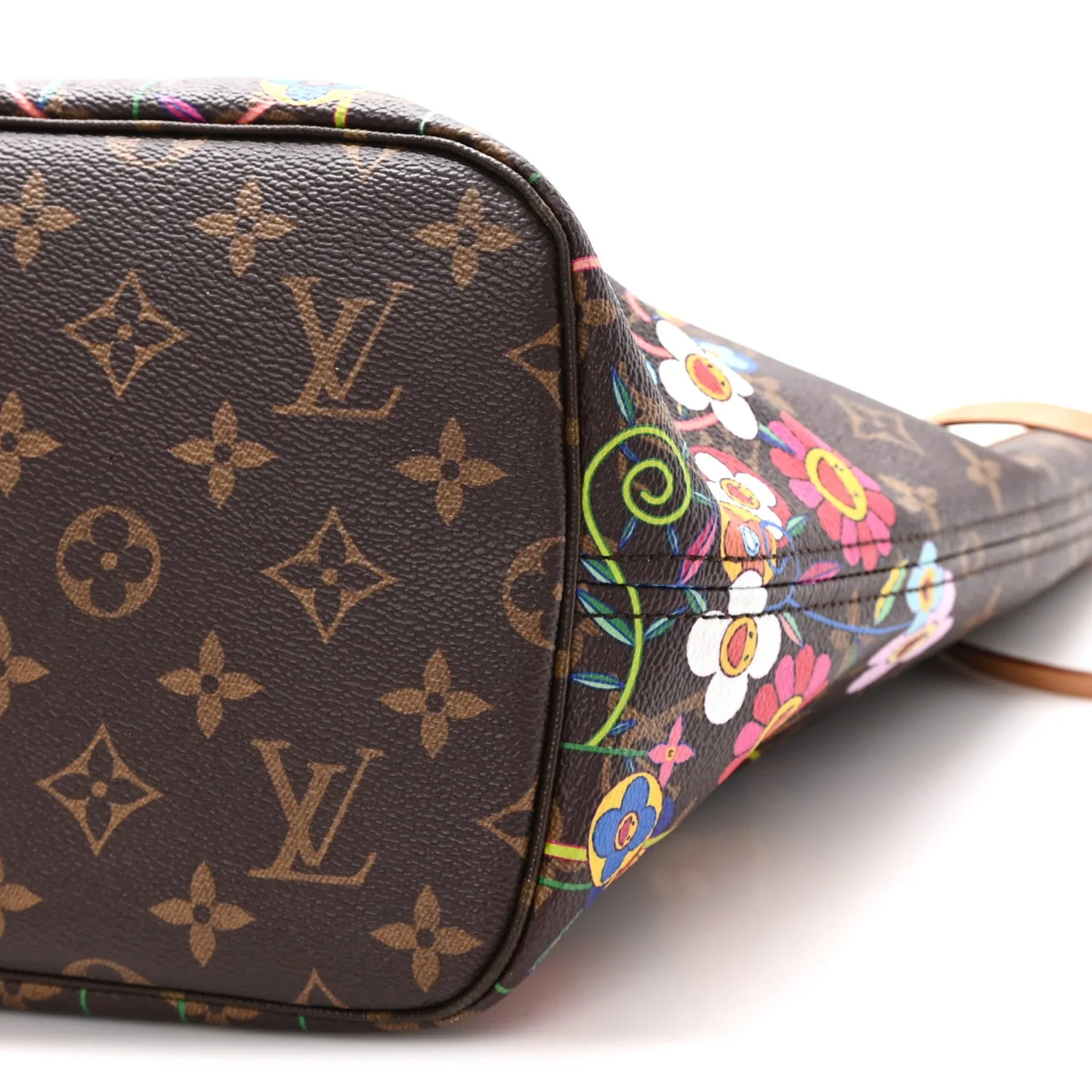 Louis Vuitton LV X TM Monogram Flowers Neverfull MM – Very Good – photo 9
