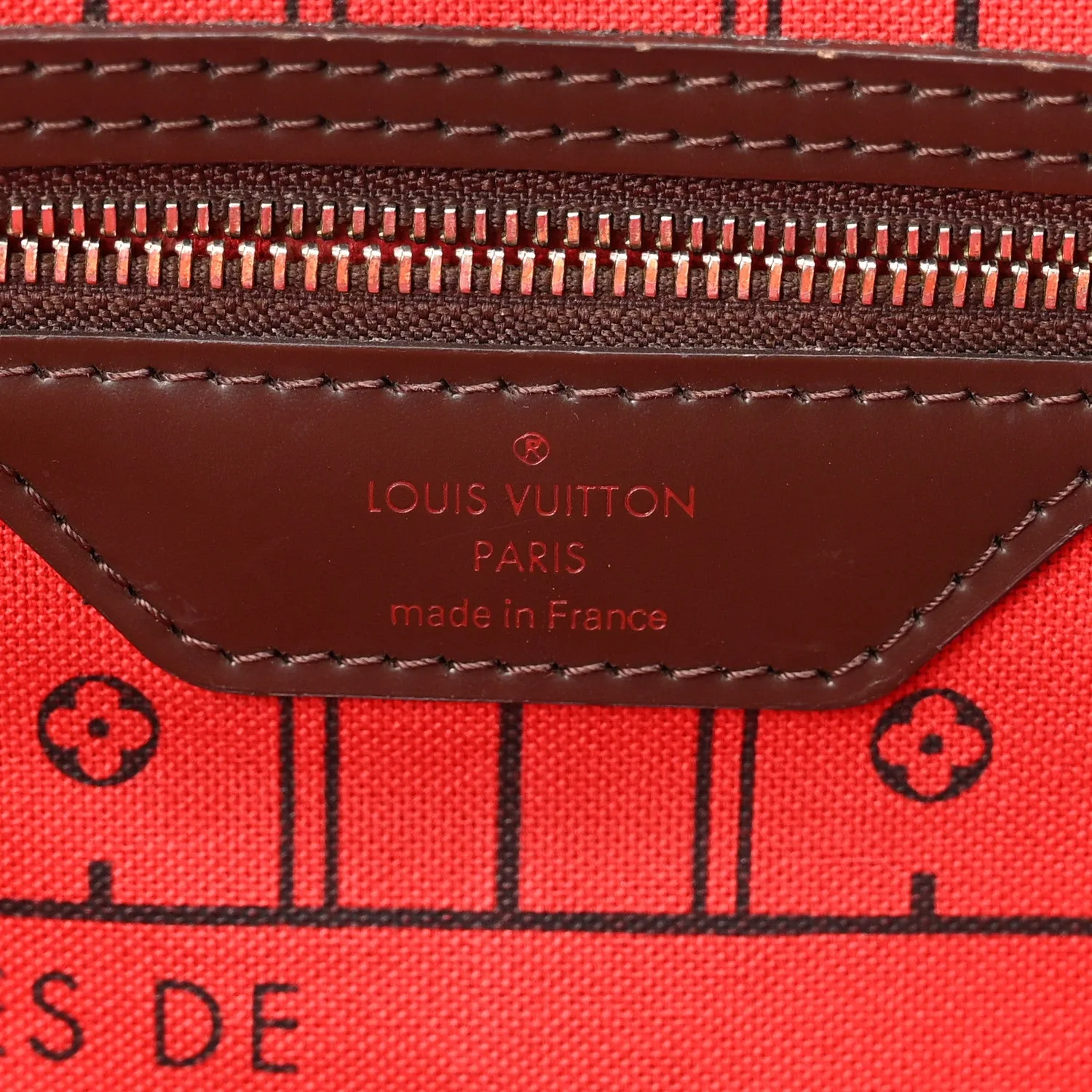 Louis Vuitton Damier Ebene Neverfull GM – Very Good 2010 – photo 6