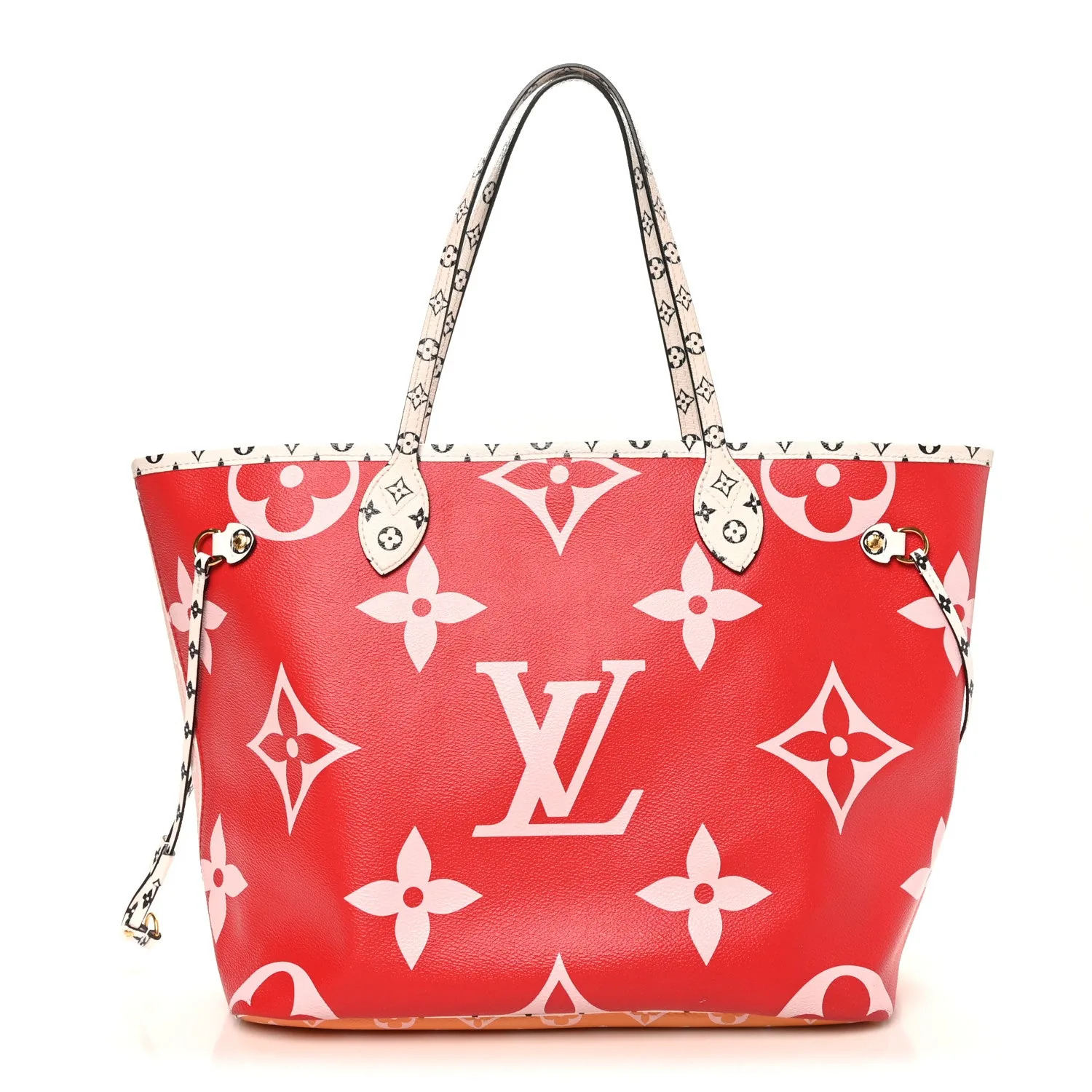 Louis Vuitton Monogram Giant Neverfull MM Rouge