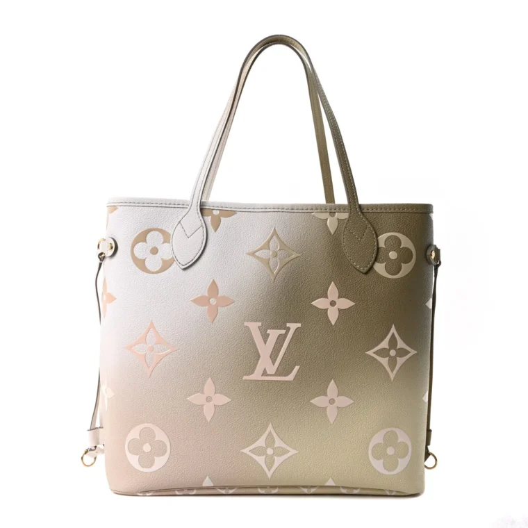 Louis Vuitton Monogram Giant Spring In The City Neverfull MM Sunset Kaki – Excellent for Sale