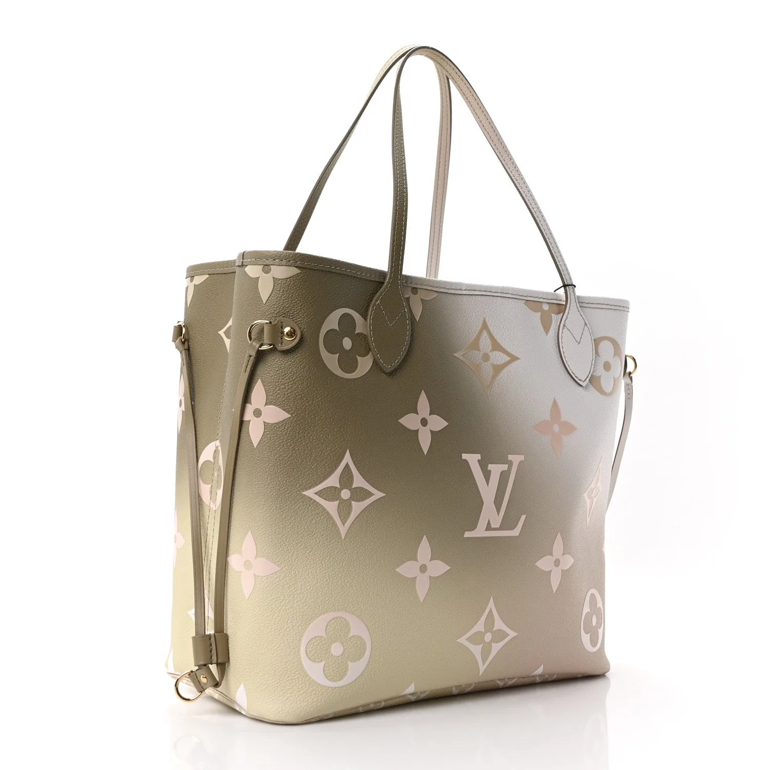 Louis Vuitton Monogram Giant Spring In The City Neverfull MM Sunset Kaki – Excellent – photo 4