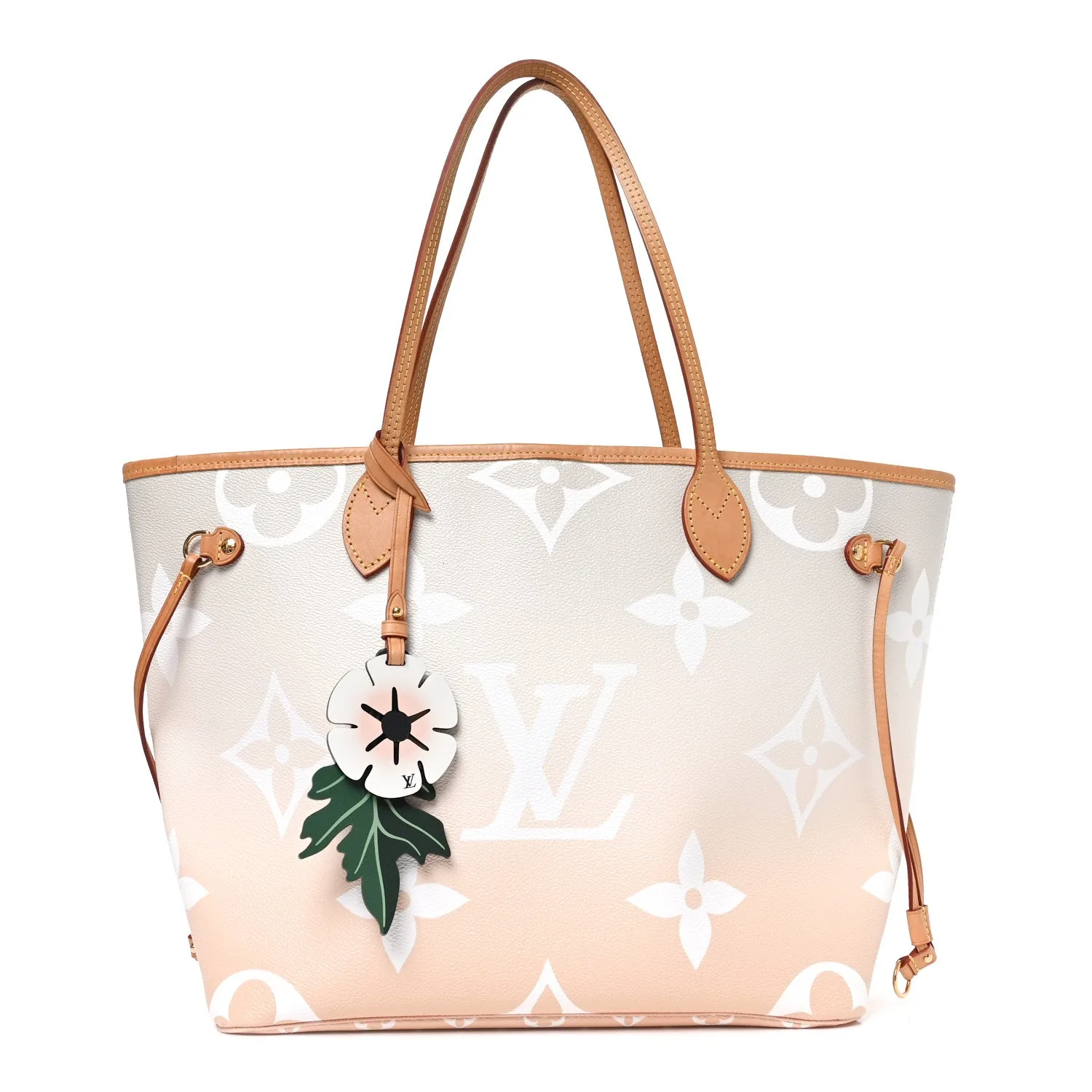 Louis Vuitton Monogram Giant By The Pool Neverfull MM Brume – Excellent