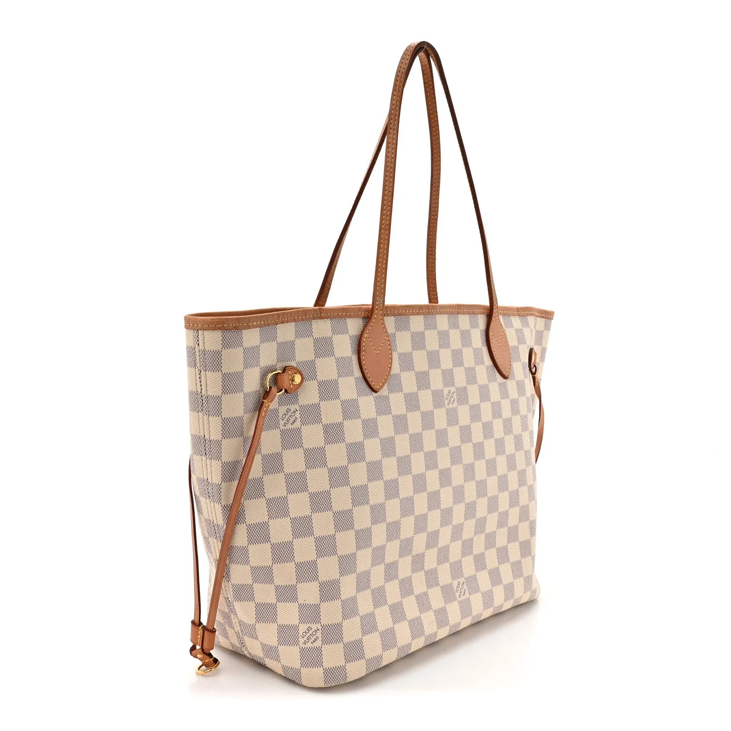 Louis Vuitton Damier Azur Neo Neverfull MM Rose Ballerine – Very Good 2019 – photo 4