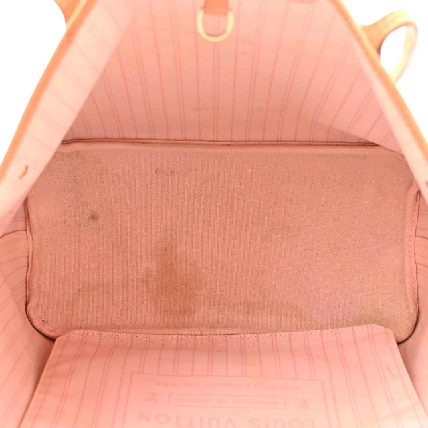 Louis Vuitton Damier Azur Neo Neverfull MM Rose Ballerine – Very Good 2019 – photo 6