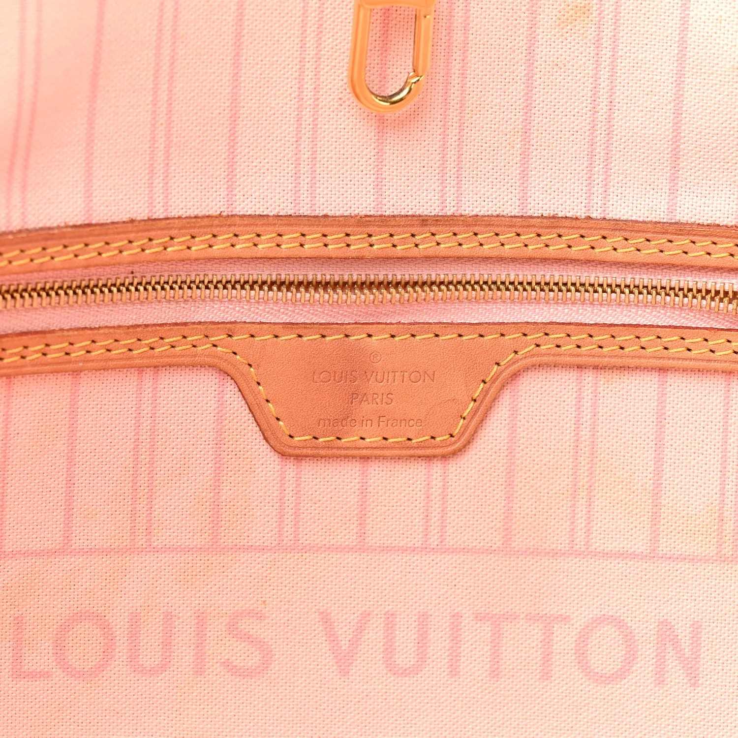 Louis Vuitton Damier Azur Neo Neverfull MM Rose Ballerine – Very Good 2019 – photo 7