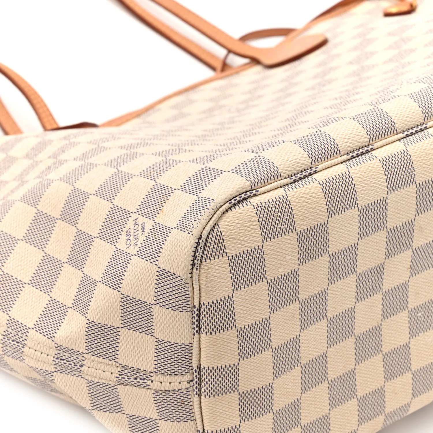 Louis Vuitton Damier Azur Neo Neverfull MM Rose Ballerine – Very Good 2019 – photo 10
