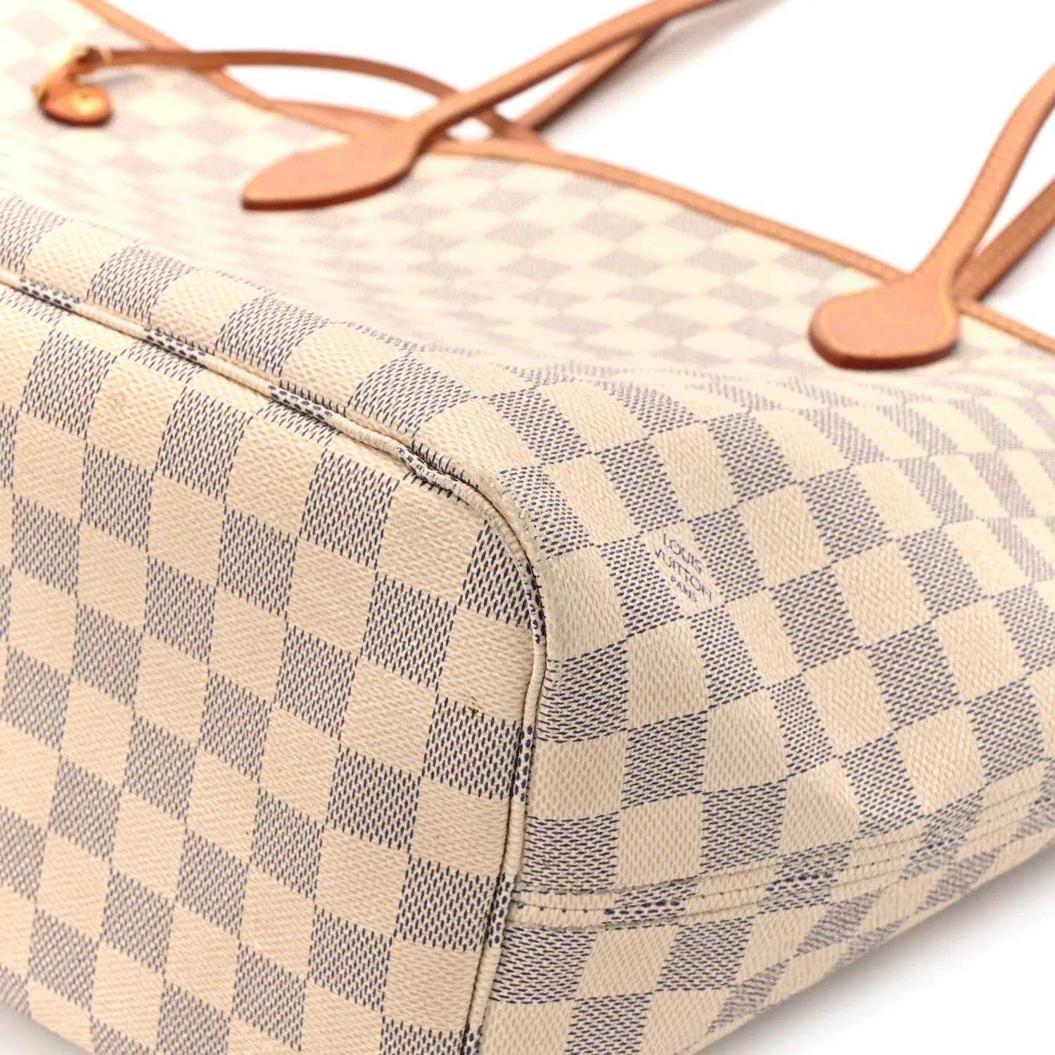 Louis Vuitton Damier Azur Neo Neverfull MM Rose Ballerine – Very Good 2019 – photo 11