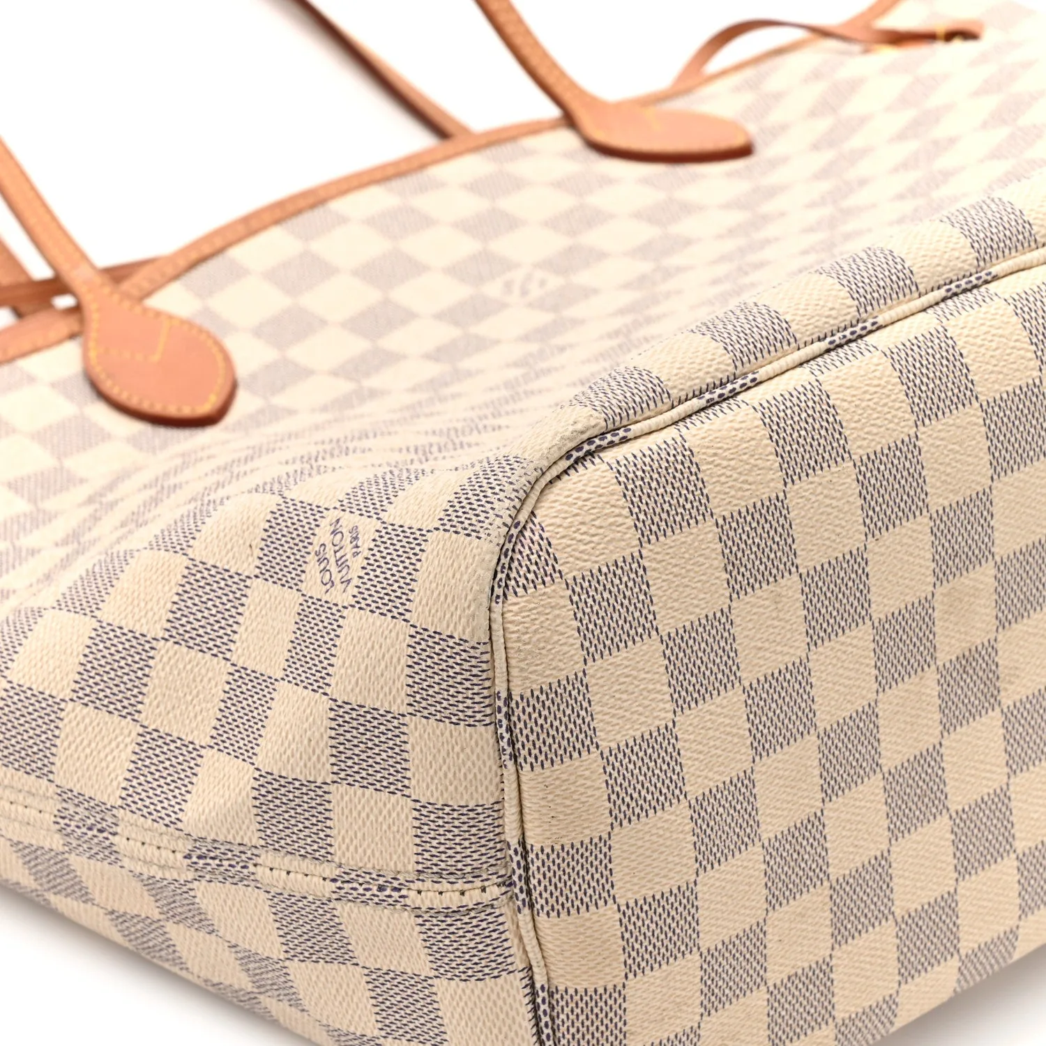 Louis Vuitton Damier Azur Neo Neverfull MM Rose Ballerine – Very Good 2019 – photo 12