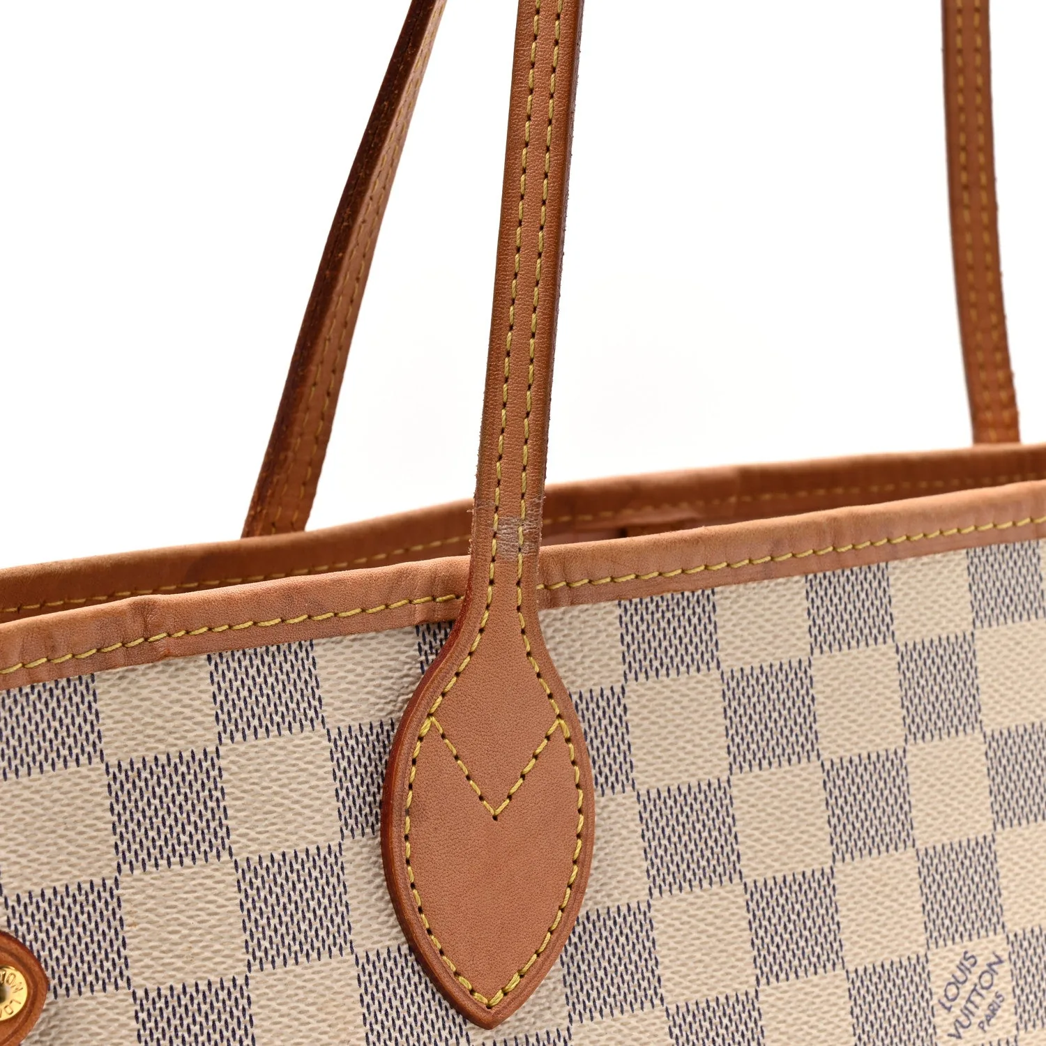 Louis Vuitton Damier Azur Neo Neverfull MM Rose Ballerine – Very Good 2019 – photo 16