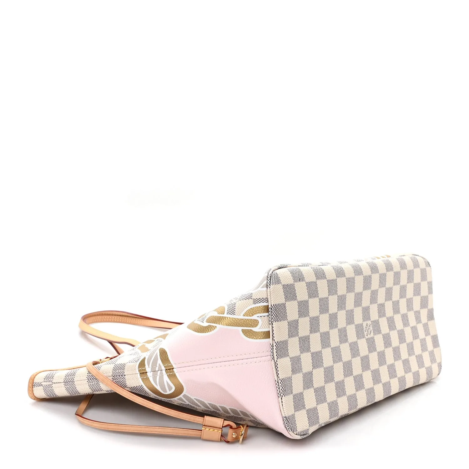 Louis Vuitton Damier Azur Nautical Neverfull MM – Very Good – photo 4