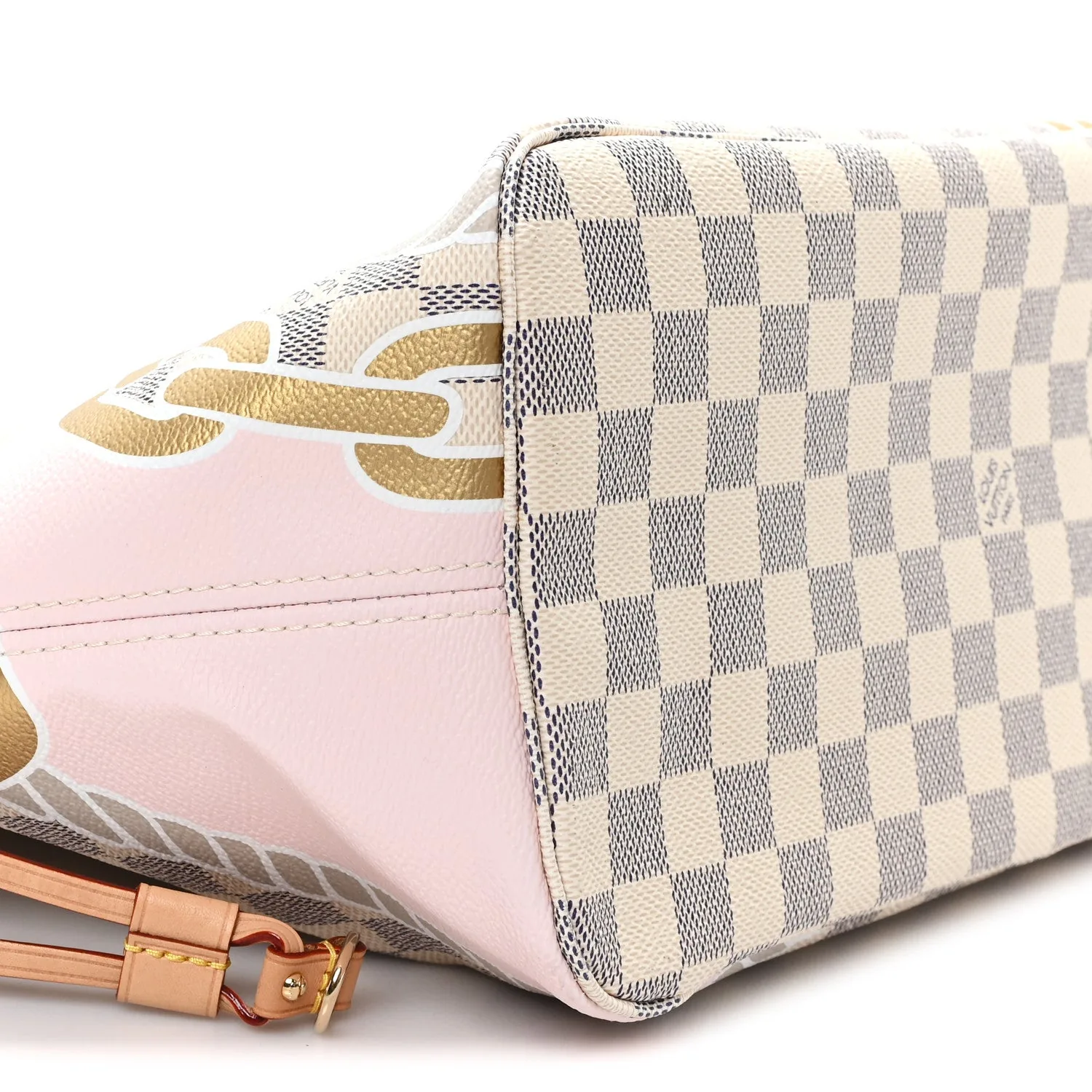 Louis Vuitton Damier Azur Nautical Neverfull MM – Very Good – photo 8