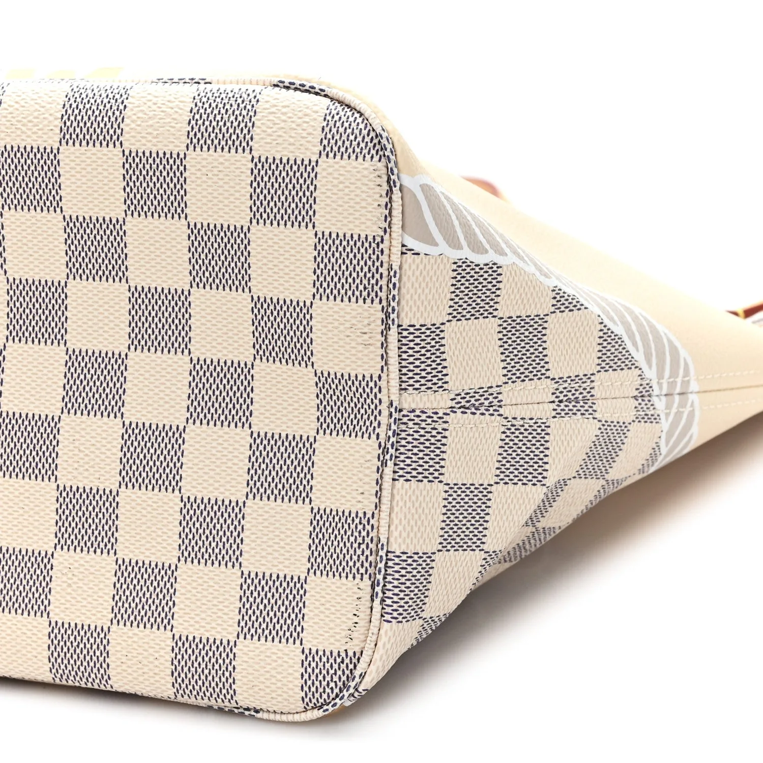 Louis Vuitton Damier Azur Nautical Neverfull MM – Very Good – photo 9