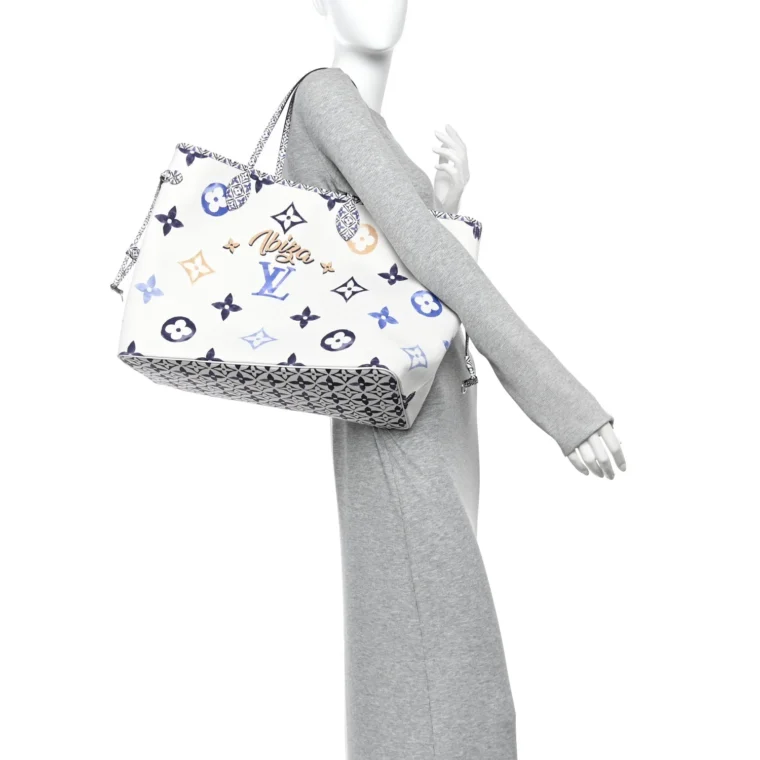 Louis Vuitton Monogram Canvas By The Pool Ibiza 2.0 Neverfull GM Blue for Sale — alternate view