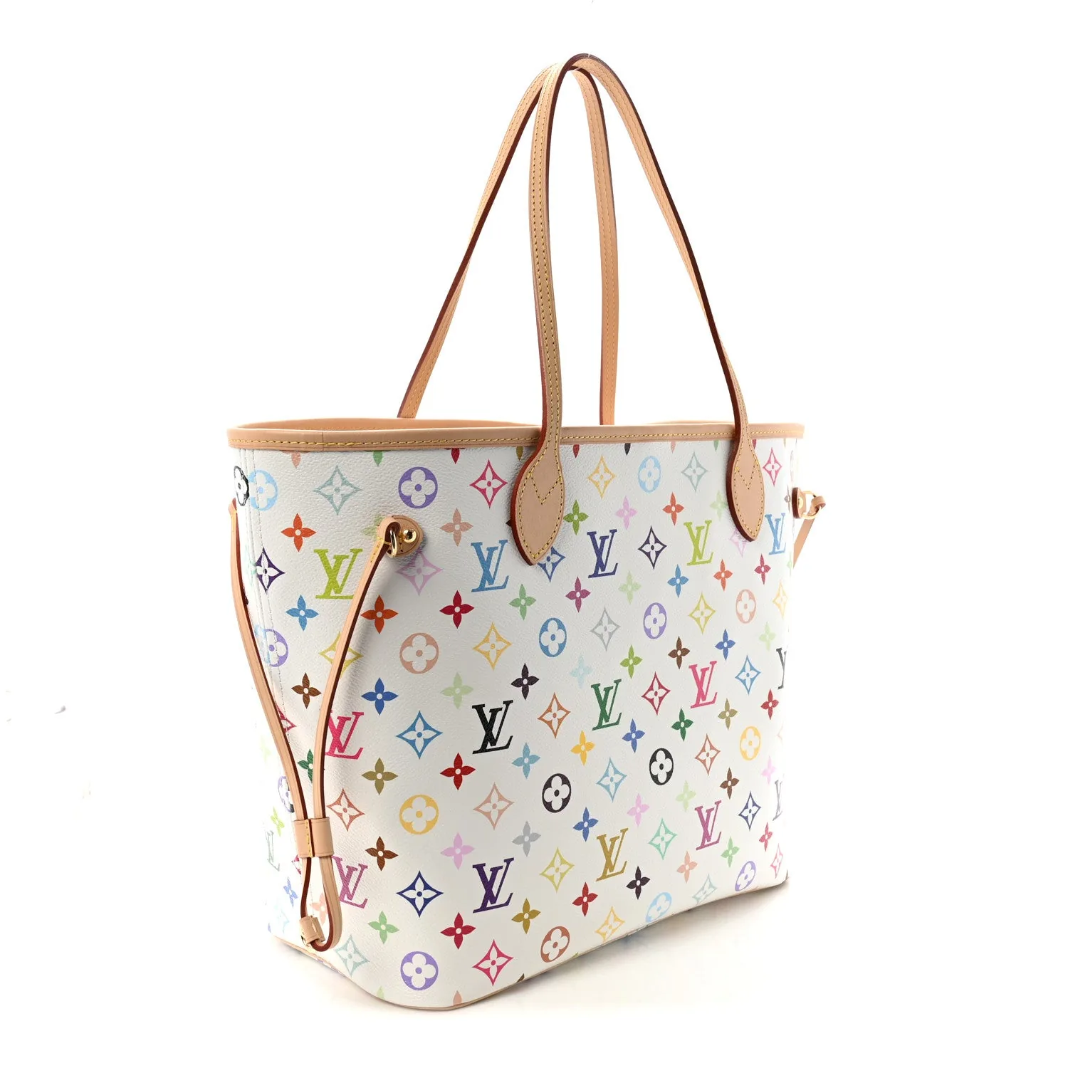 Louis Vuitton LV X TM Monogram Multicolor Neverfull MM White – photo 4