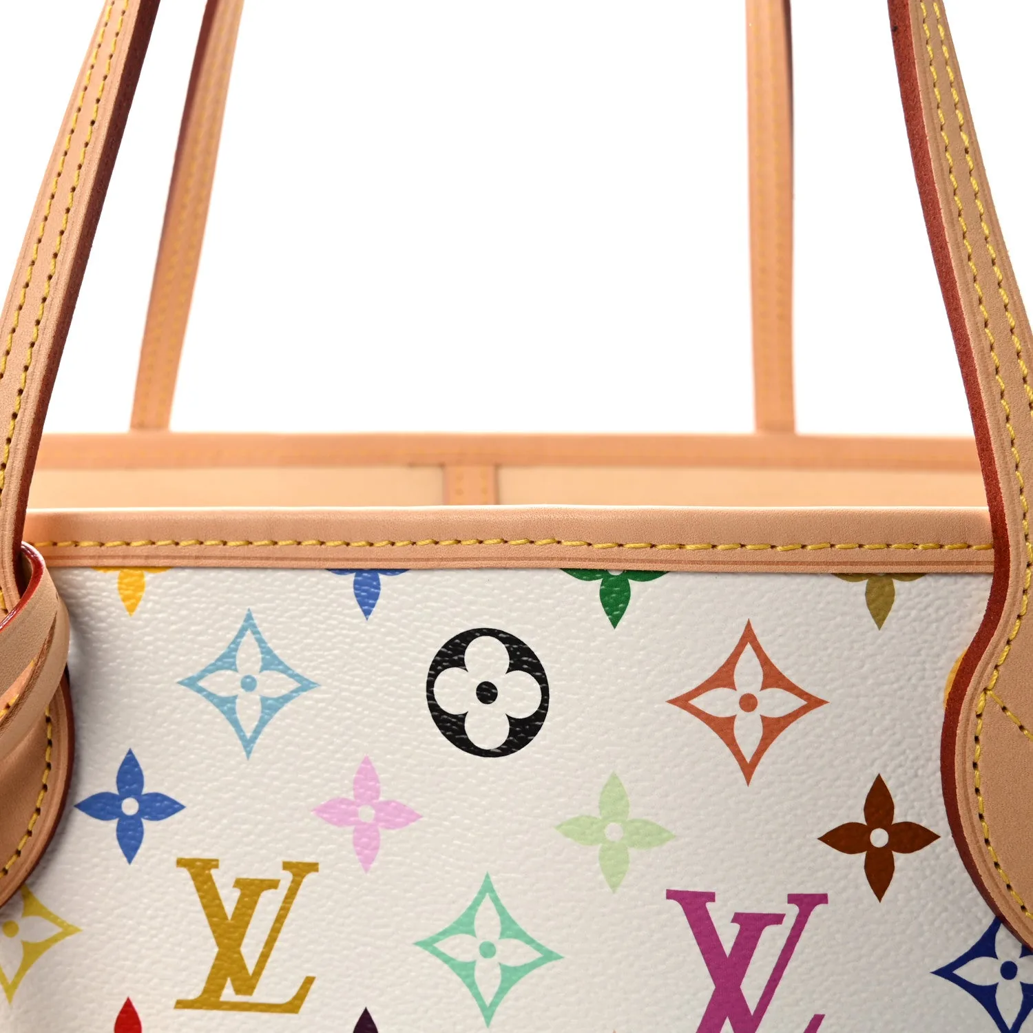 Louis Vuitton LV X TM Monogram Multicolor Neverfull MM White – photo 8