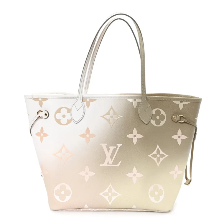 Louis Vuitton Monogram Giant Spring In The City Neverfull MM Sunset Kaki – Excellent – Buy Now