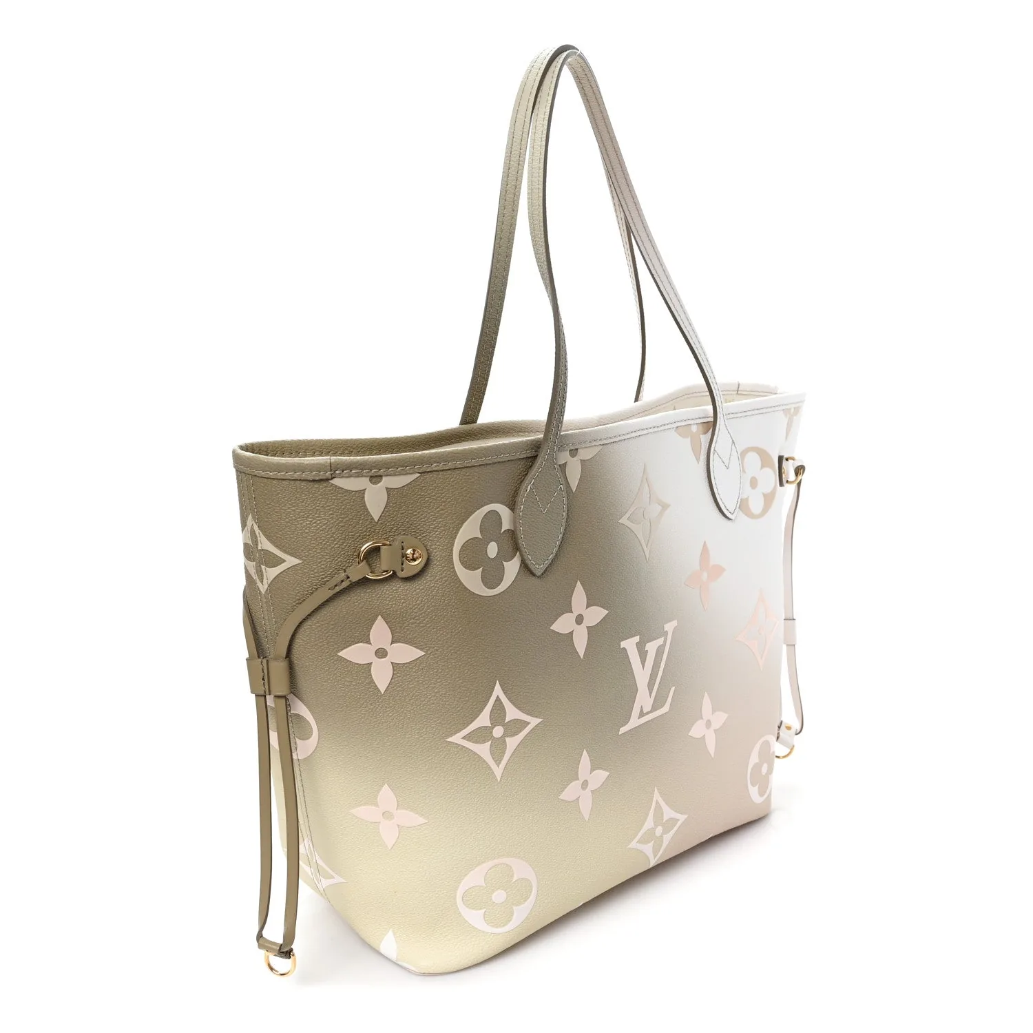 Louis Vuitton Monogram Giant Spring In The City Neverfull MM Sunset Kaki – Excellent – photo 4