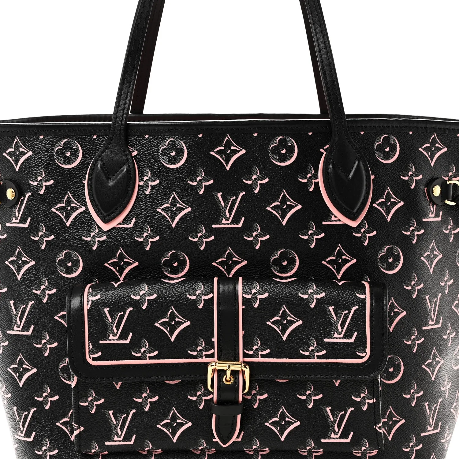 Louis Vuitton Monogram Fall For You Neverfull MM Black Black – photo 7