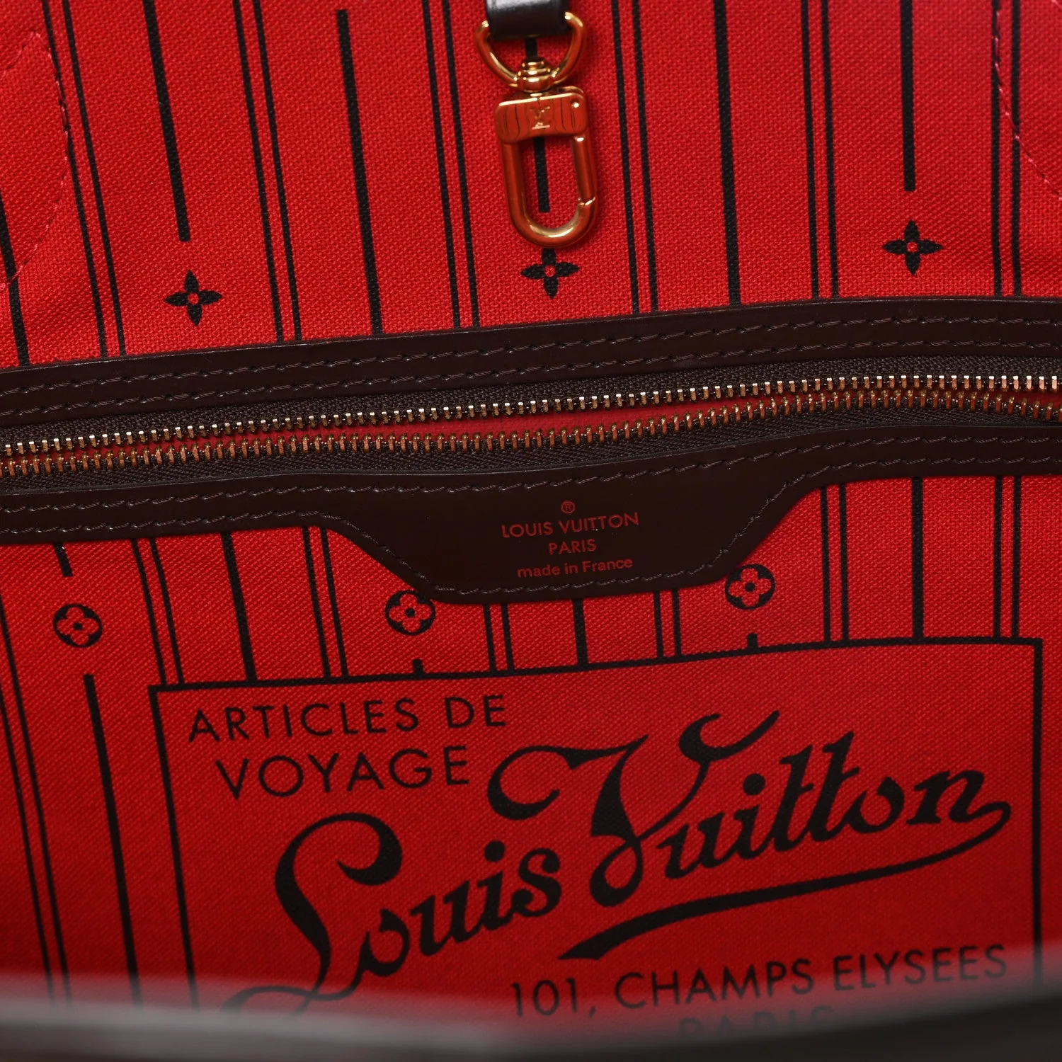 Louis Vuitton Damier Ebene Neverfull MM – Very Good 2010 – photo 6