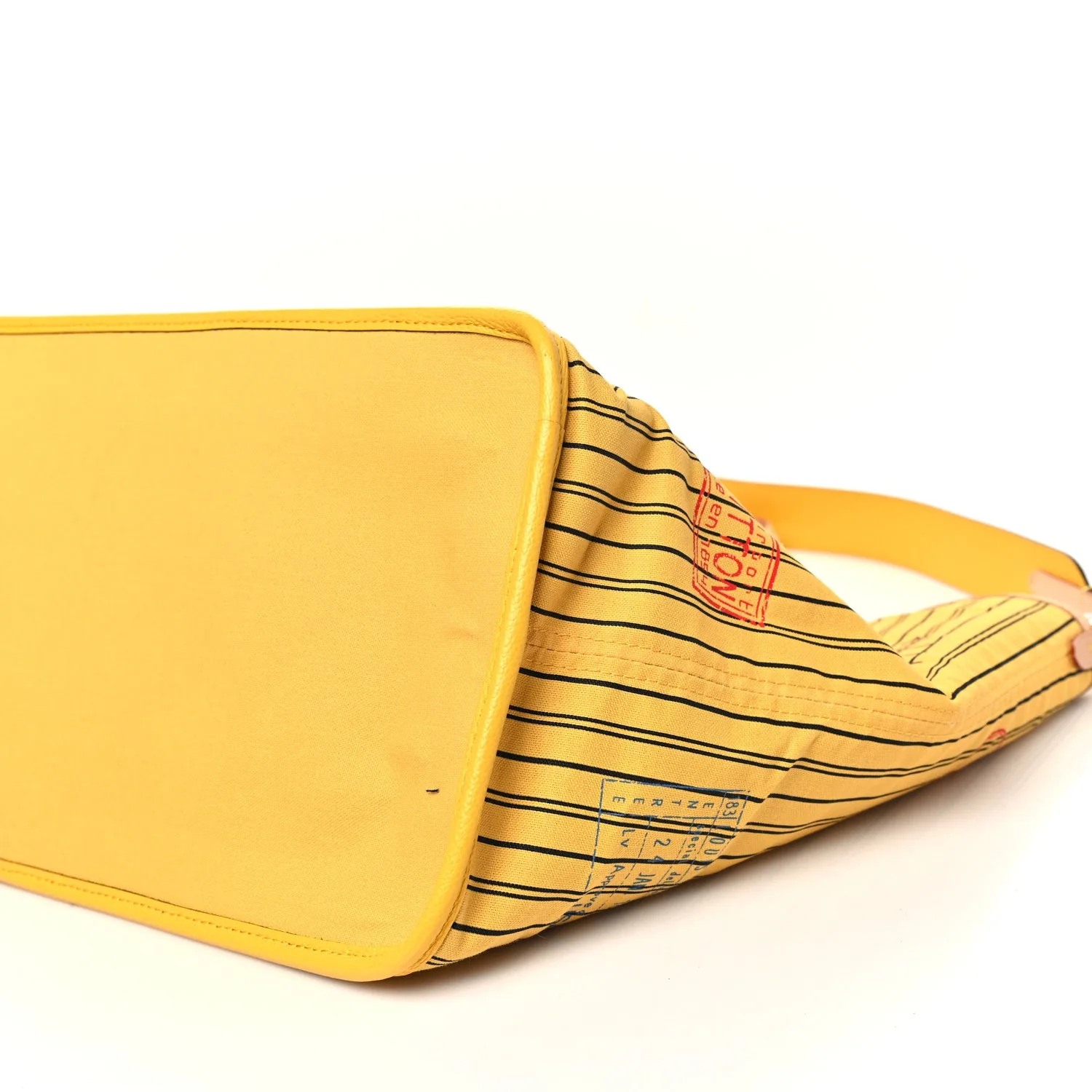 Louis Vuitton Monogram Stamped Inside Out NYC Neverfull Bandouliere GM Yellow – photo 13