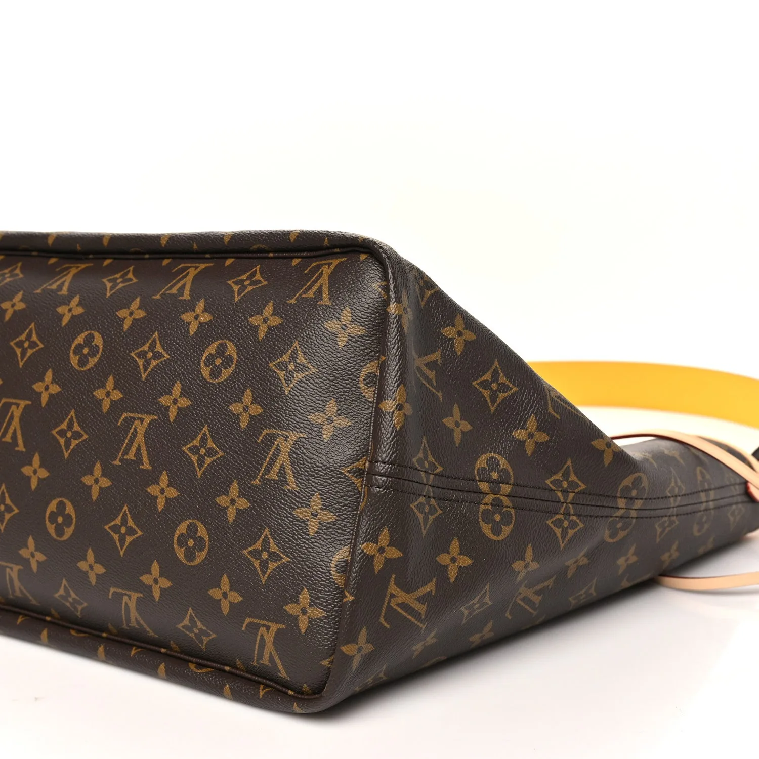 Louis Vuitton Monogram Stamped Inside Out NYC Neverfull Bandouliere GM Yellow – photo 14