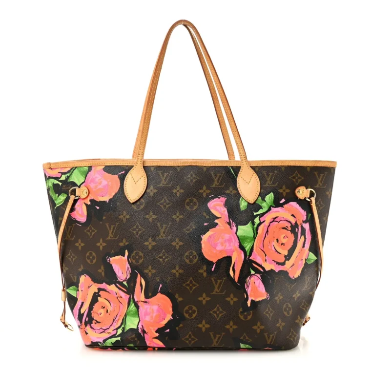Louis Vuitton Monogram Roses Neverfull MM – Very Good 2009 for Sale