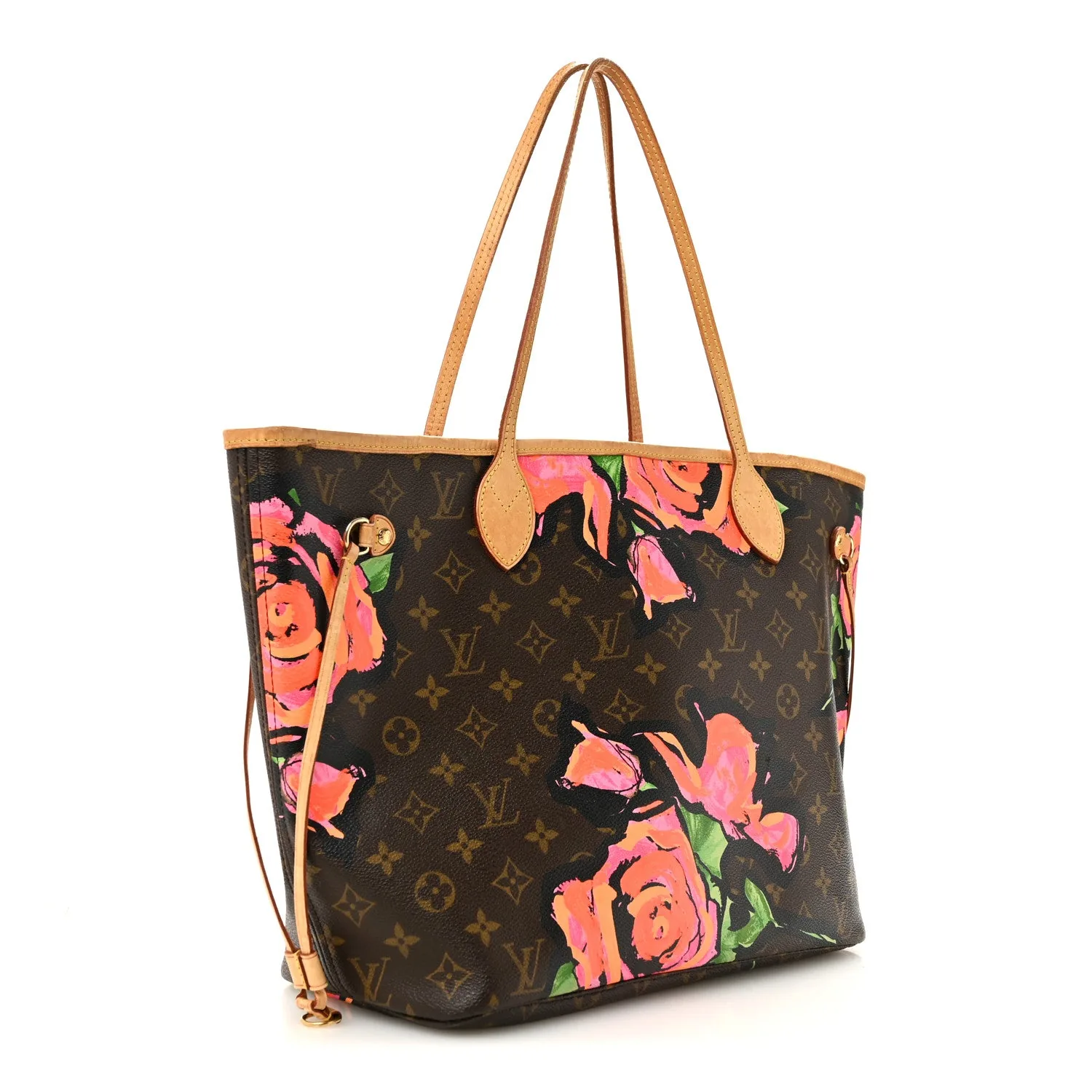 Louis Vuitton Monogram Roses Neverfull MM – Very Good 2009 – photo 3