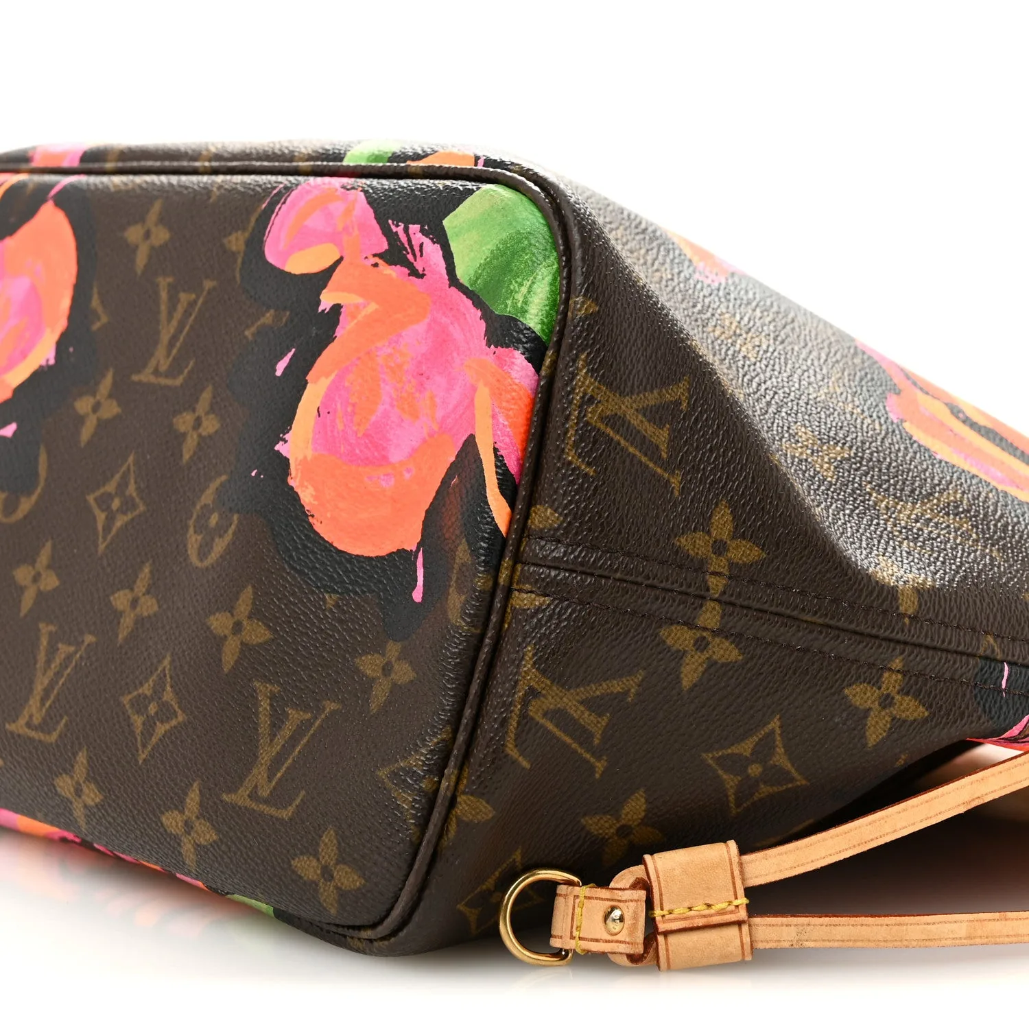 Louis Vuitton Monogram Roses Neverfull MM – Very Good 2009 – photo 9
