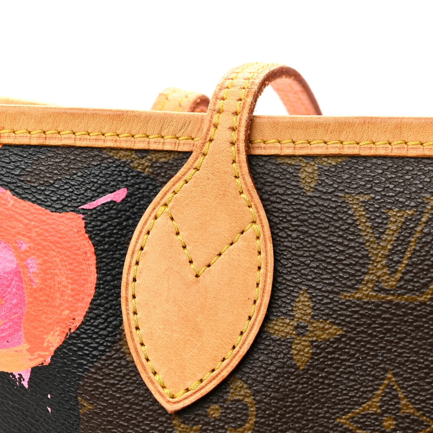Louis Vuitton Monogram Roses Neverfull MM – Very Good 2009 – photo 10