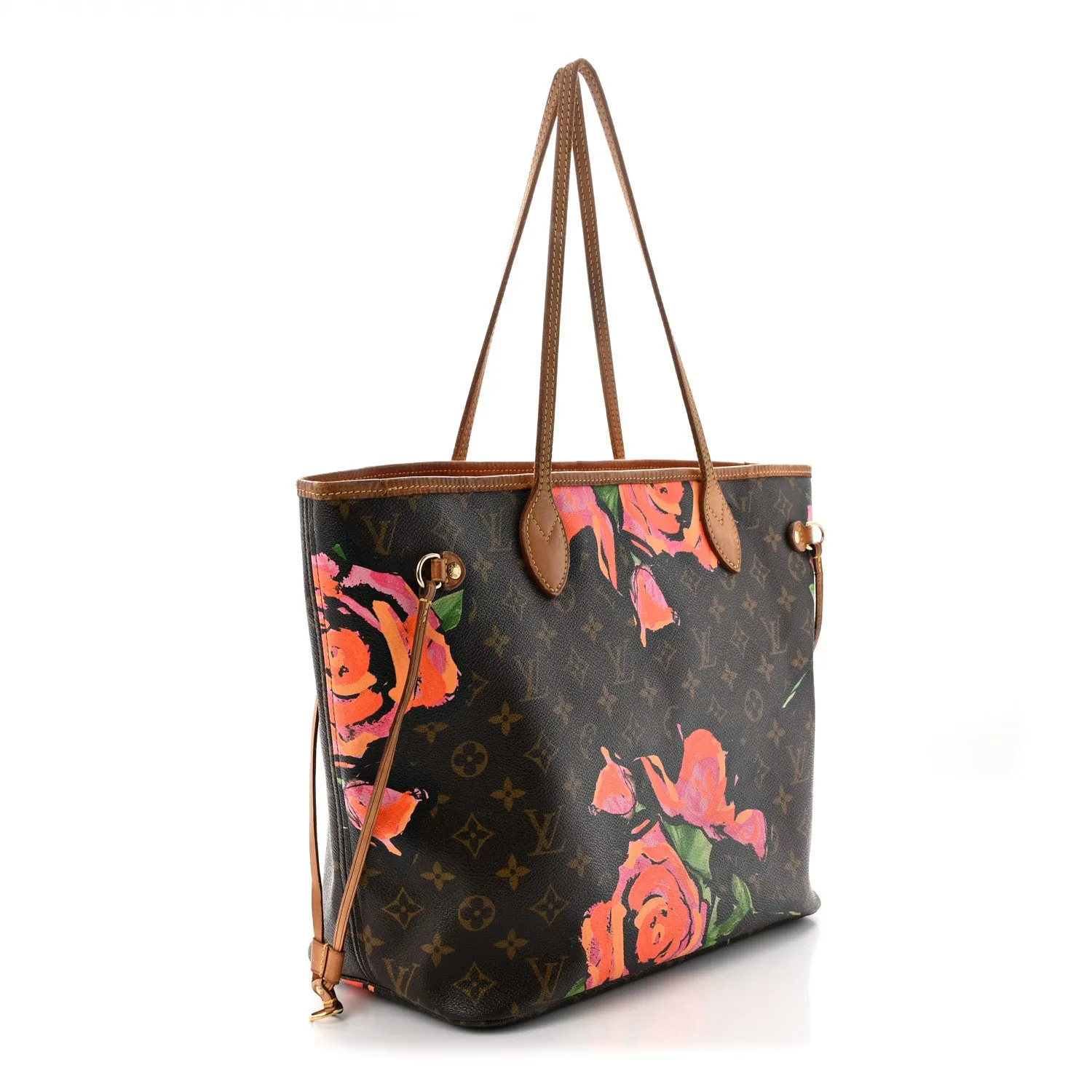 Louis Vuitton Monogram Roses Neverfull MM – Very Good 2008 – photo 3