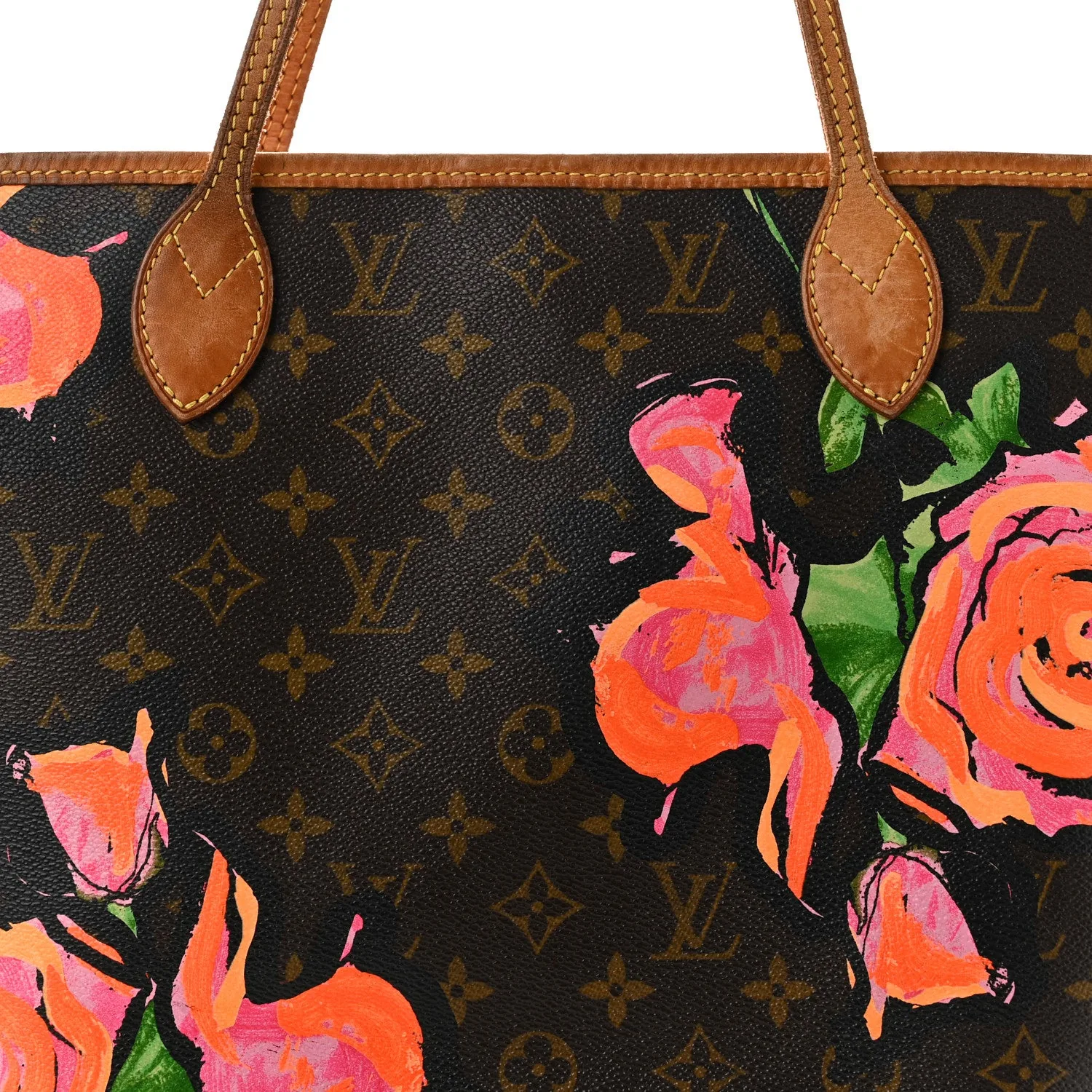 Louis Vuitton Monogram Roses Neverfull MM – Very Good 2008 – photo 8