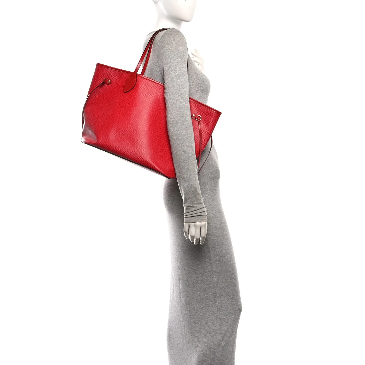 Louis Vuitton Epi Monogram Neverfull MM Castillan Red – photo 2