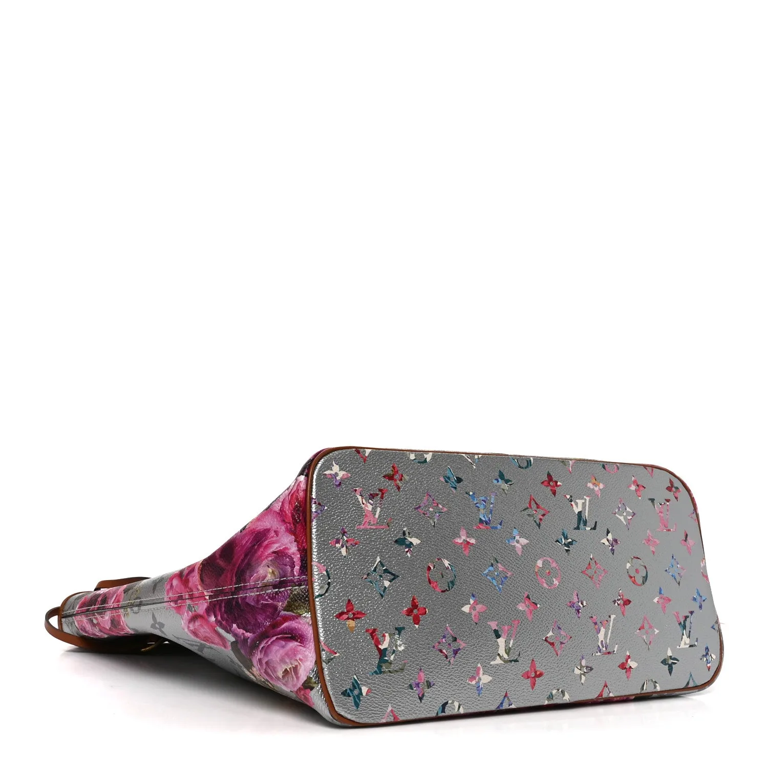 Louis Vuitton Metallic Monogram LV Garden Neverfull MM Silver – Excellent 2022 – photo 5