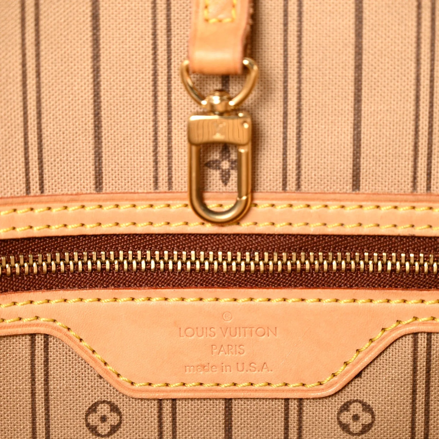 Louis Vuitton Monogram Neverfull MM – Very Good 2007 – photo 6
