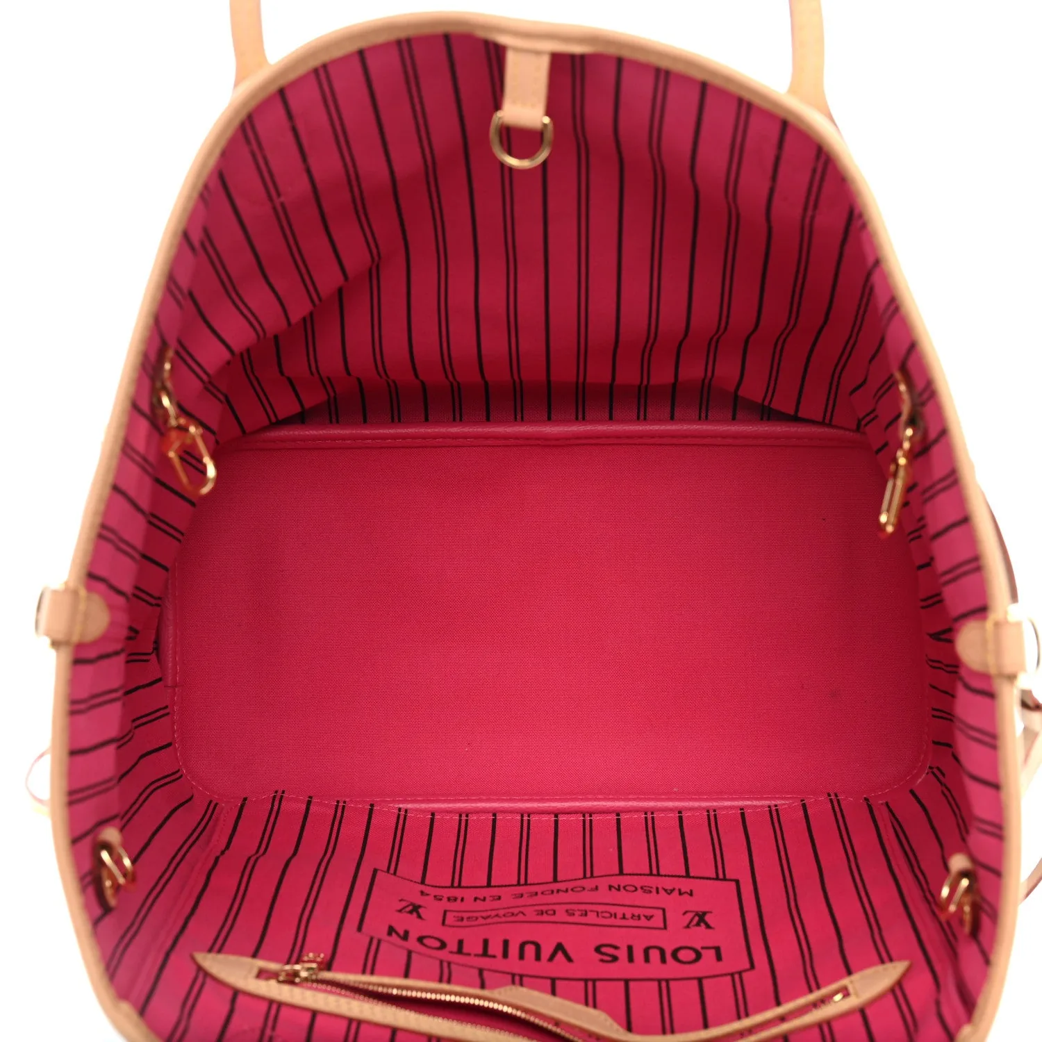Louis Vuitton Monogram Inside Out Neverfull Bandouliere MM Rose Pondichery – Excellent – photo 5