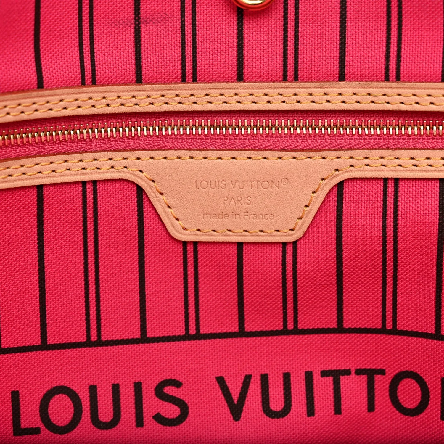 Louis Vuitton Monogram Inside Out Neverfull Bandouliere MM Rose Pondichery – Excellent – photo 7